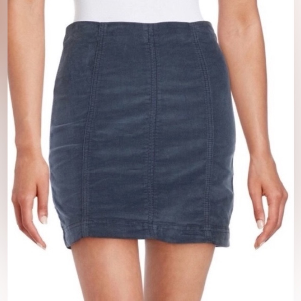 Free People Modern Femme Corduroy Mini Skirt